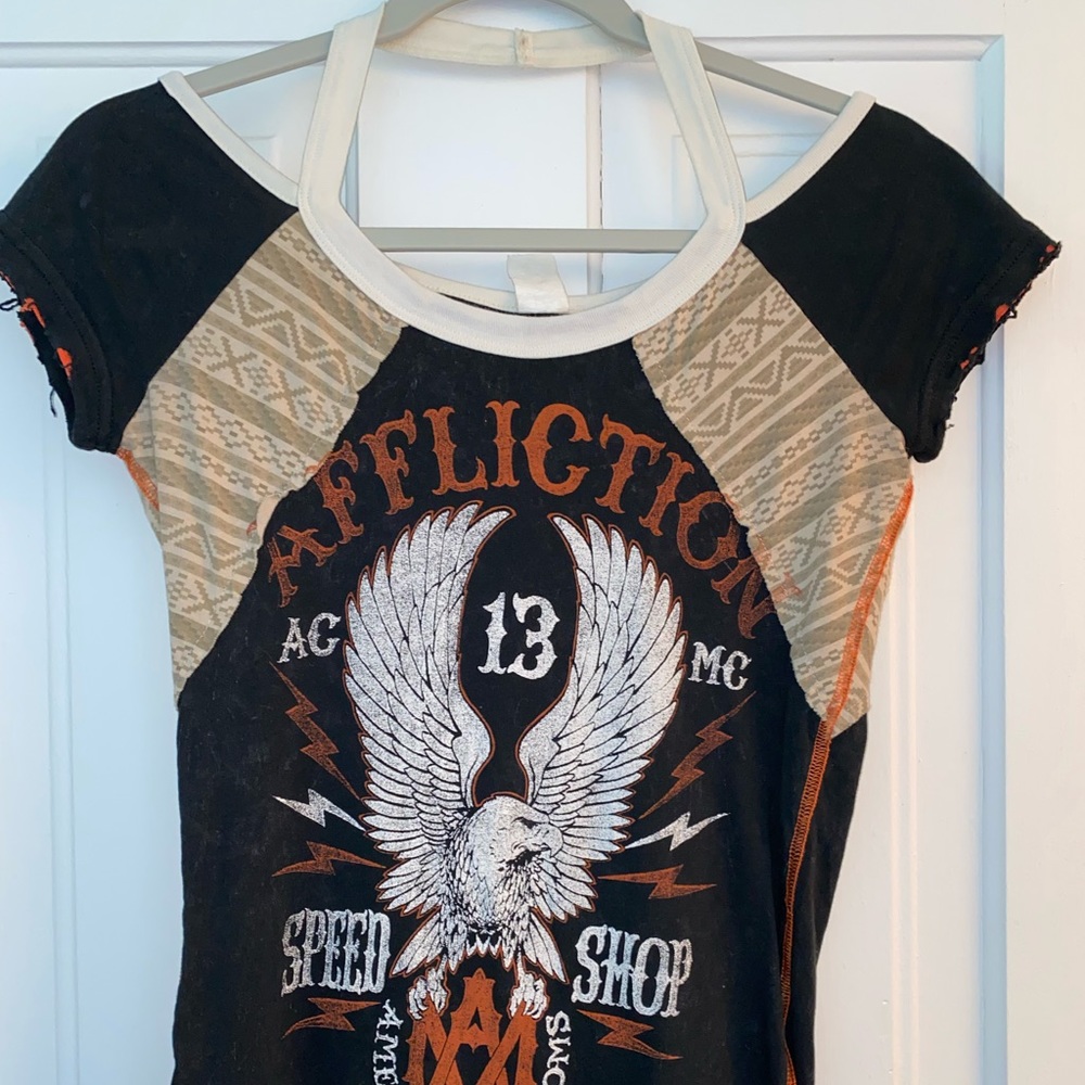 Affliction shirt, extra small